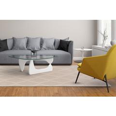 Prasad Geometric Diamonds Rug, Ivory Sand, 10ft x 13ft - 2in Area Rug, 6703678FCRM000H13