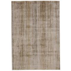 Cannes Lustrous Textured Rug, Striated, Sierra Brown, 10ft x 13ft-2in Area Rug, 6723687FSND000H13