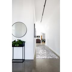Micah Modern Metallic Fluid Rug, Silver/Ivory Bone, 2ft-10in x 7ft-10in, Runner, 6943336FSLVGRYI71
