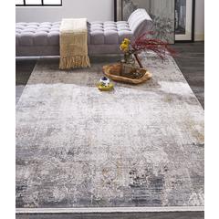 Cadiz Gradient Luster Area Rug, Light Gray/Ivory, 9ft-9in x 13ft-2in, 8663892FLGYIVYH39
