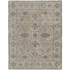 Celene Traditional Bordered, Ivory/Tan/Gray, 7'-9" x 10' Area Rug