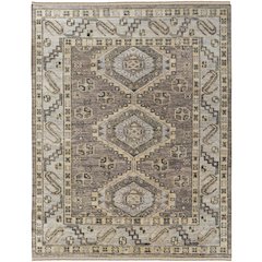 Fillmore Traditional Diamond, Brown/Gray, 5' x 8' Area Rug