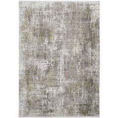 Cadiz Modern Abstract, Green/Gray/Ivory, 4'-10" x 7'-10" Area Rug