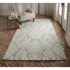 Belfort Modern Floral Paisley Rug, Celestial Blue/Ivory, 2ft x 3ft Accent Rug, 8698776FBLUGRYP00