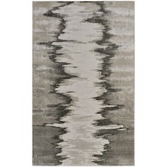 Micah Modern Abstract, Gray/Taupe/Ivory, 1'-8" x 2'-10" Accent Rug