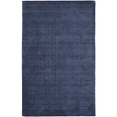 Luna Hand Woven Marled Wool Rug, Midnight Navy Blue, 2ft x 3ft Accent Rug, 5798049FDBL000P00