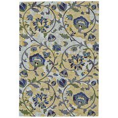 Brixton Modern Scroll, Ivory/Gold/Green, 10' x 13'-2" Area Rug