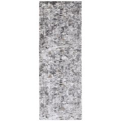 Vancouver Modern Abstract, Ivory/Gray/Brown, 2'-10" x 7'-10" Runner