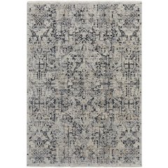 Kaia Transitional Distressed, Ivory/Gray/Taupe, 9'-8" x 12'-8" Area Rug