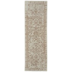 Bella Transitional Oriental, Ivory/Tan/Pink, 2'-6" x 8' Runner
