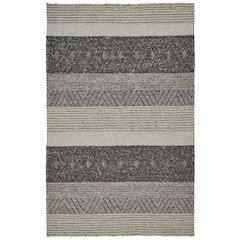 Berkeley Eco-Friendly Area Rug, Chracoal Gray/Tan, 9ft-6in x 13ft-6in, 6790811FSNDMLTH50