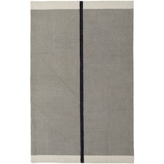 Maguire Transitional Abstract, Taupe/Black, 12' x 15' Area Rug