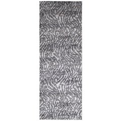 Vancouver Modern Abstract, Gray/Taupe/Ivory, 2'-10" x 7'-10" Runner