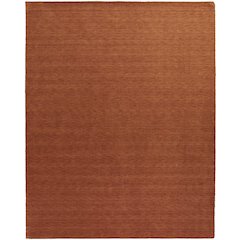 Luna Modern Solid, Orange, 8' x 11' Area Rug