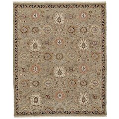 Amherst Traditional Persian, Taupe/Gold/Red, 2' x 3' Accent Rug