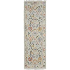Karina Traditional Persian, Gray/Yellow/Red, 2'-6" x 8' Runner