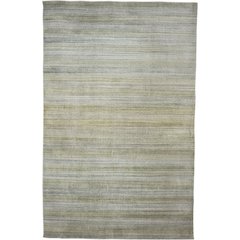 Milan Modern Gradient & Ombre, Green/Blue/Tan, 5' x 8' Area Rug