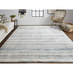 Mackay Handwoven Graident Rug, Aegean Blue/Warm Gray, 4ft x 6ft Area Rug , MKY8824FBLU000C00