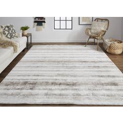 Mackay Handwoven Graident Rug, Chocolate Brown/Light Gray, 4ft x 6ft Area Rug , MKY8824FBRN000C00