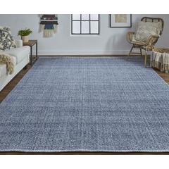 Naples Space Dyed In/Outdoor Flatweave, Navy/Denim Blue, 5ft x 8ft Area Rug, NAP0751FNVY000E10
