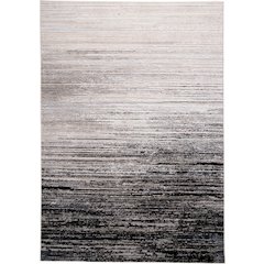 Micah Modern Abstract, Black/Gray, 3'-11" x 6' Accent Rug