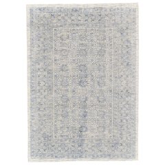 Reagan Transitional Bordered, Blue/Ivory, 2' x 3' Accent Rug