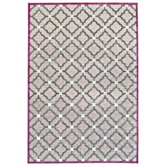 Saphir Rubus Modern Geometric, Taupe/Gray/Purple, 9'-8" x 12'-7" Area Rug