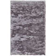 Indochine Plush Shag Rug Metallic Sheen, Amethyst Quartz, 3ft-6in x 5ft-6in, 4944550FSMYAMSC50