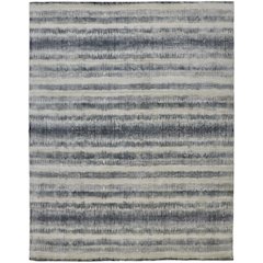 Mackay Handwoven Graident Rug, Dark Slate Blue, 4ft x 6ft Area Rug , MKY8824FNVY000C00
