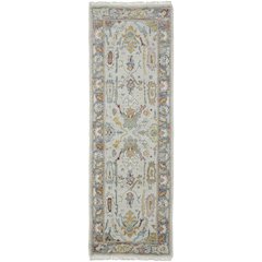 Karina Traditional Persian, Blue/Gray/Gold, 2'-6" x 8' Runner