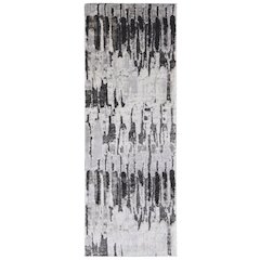 Vancouver Modern Abstract, Ivory/Brown/Gray, 2'-10" x 7'-10" Runner