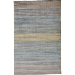 Milan Ombre Striped Rug, Sky Blue/Lilac/Tan, 5ft x 8ft Area Rug, 7346488FPST000E10