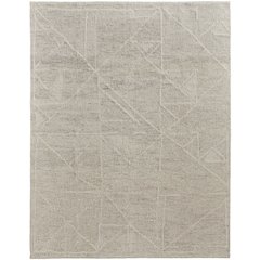 Alford Modern Solid, Ivory/Tan, 2' x 3' Accent Rug