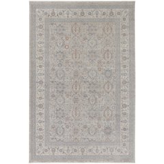 Marquette Rustic Persian Farmhouse Rug, Warm Gray/Blue, 12ft x 15ft Area Rug, MRQ3761FGRYMLTJ00