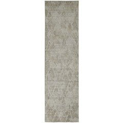 Elias Modern Abstract, Gray/Taupe, 2'-9" x 8' Runner