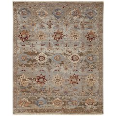Leylan Transitional Floral & Botanical, Brown/Tan/Gray, 2' x 3' Accent Rug