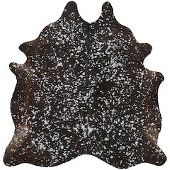 Ellyse Transitional Animal Print, Silver/Brown, Large Shaped Rug