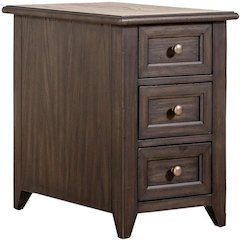 Mill Creek Chair Side Table in Peppercorn