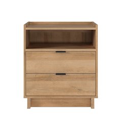 Simply Modern 2 drawer nightstand