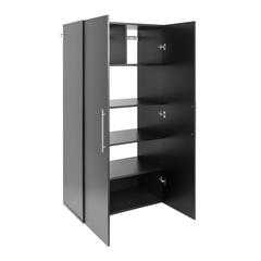 HangUps 36" Large Storage Cabinet, Black