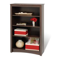 Espresso 4-shelf Bookcase