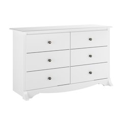 White Monterey Children’s 6 Drawer Dresser