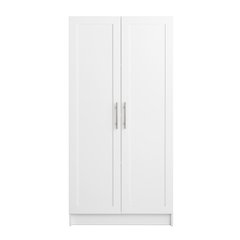 Elite Accent Cabinet with Panel Doors, White Storage Cabinet, Bathroom Cabinet