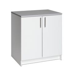 Elite 64" Storage Cabinet Set B - 5 pc - White