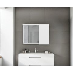 Nome Medicine Cabinet with Interior Storage Compartments, White
