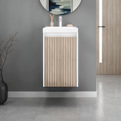 Homer Floor Bathroom 32" H, One Door and Two Interior Shelve, White