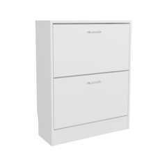 Entiat Shoe Rack, 2 Doors, White