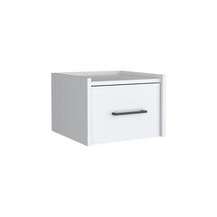 Floating Nightstand, Space-Saving Design with Handy Drawer and Surface
