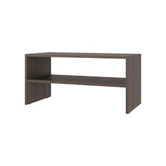 Landis Shoe Organizer, 2 Shelves, Smoke Oak