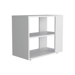 Cavalero Sideboard Table, 4 Legs, 2 Shelves, White